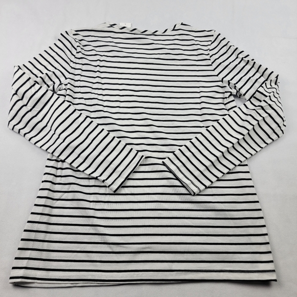 NWT I.B.Diffusion Santa hat glasses lips holiday Christmas long sleeve top - Picture 3 of 4